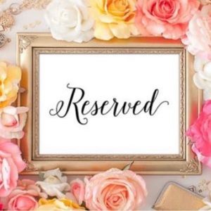 Reserved for Sandra only